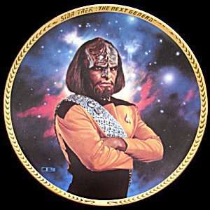   Generation Limited Edition Plate~ Lieutenant Worf 