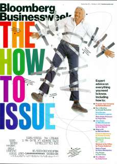 2011 Bloomberg Businessweek Magazine: Richard Branson   The How to 