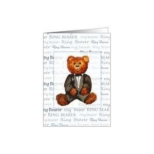   Bearer Wedding Attendant Thank You Cards Paper Greeting Cards Card