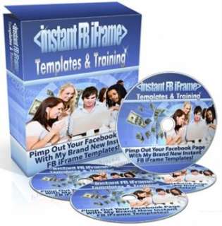 Facebook iFrame Templates & Training Package On CD  