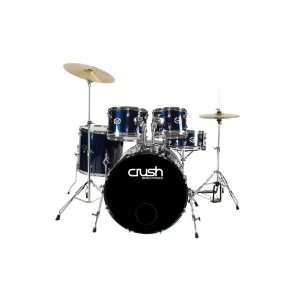  Crush 5 Piece Alpha Drum Set with Hardware and Cymbals 