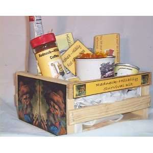  Gift Basket Hillbilly Wood Crate Redneck Gifts Chocolate 