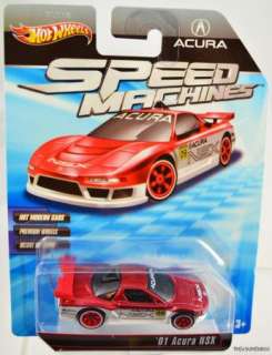 HOT WHEELS SPEED MACHINES 01 ACURA NSX #T4415 MINT CONDITION 2009 RED 