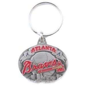  Atlanta Braves Team Design Key Ring: Sports & Outdoors