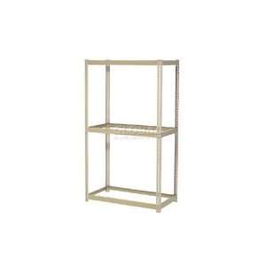   Starter Rack 72x24x84 Tan With 3 Level Wood Deck 750lb Cap Per Level