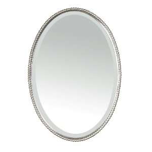  Sherise Oval Silver Champagne Mirrors 01102 B By Uttermost 
