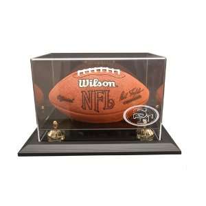 San Francisco 49ers Football Display Case with Black Finish Frame 