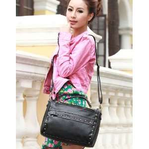   Bag Handbag Tote Briefcase Rivet Women New Messenger Lady Fashion