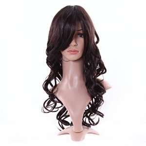  6sense Beautiful Wavy Cosplay Long Wig Brown Hair: Beauty