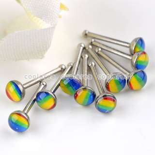 gauge 20g 0 8mm top size approx 3x3x2mm material stainless steel 