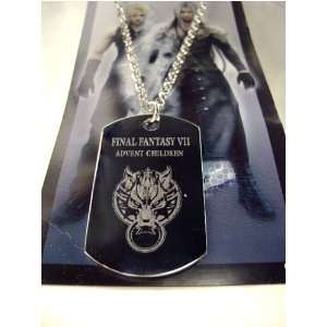    Final Fantasy Advent Children: Lasered Wolf Dog Tag: Toys & Games