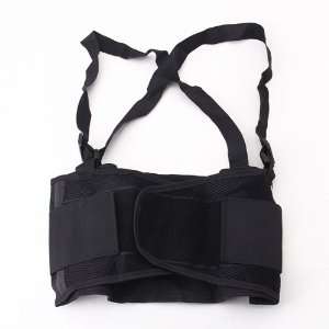  Support Belt Back Waist Brace Lift Heavy Weight   Black 