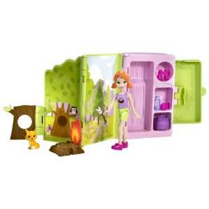  Polly Pocket Pop Up Guidebook Mountain Forest Playset 