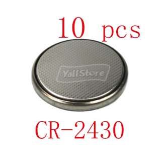 10 X CR 2430 CR2430 3V Lithium Battery Cell Button NEW  