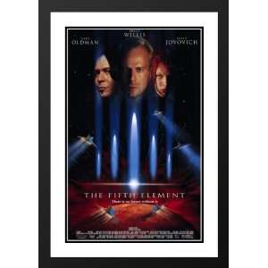  The Fifth Element Framed and Double Matted 32x45 Movie Poster 