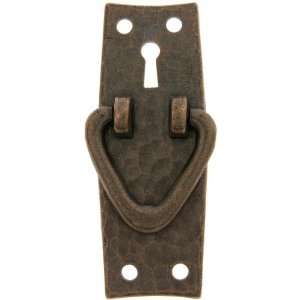 Stickley Style Arts & Crafts Vertical Pull With Keyhole And V Shape 
