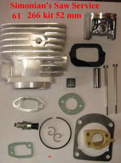 Husqvarna 61 266 52mm cylinder kit aftermarket big bore  