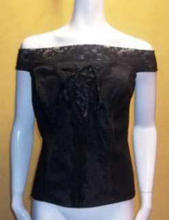 Tripp NYC corset 2X 20 Daang Goodman gothic clubwear off shoulder Top 