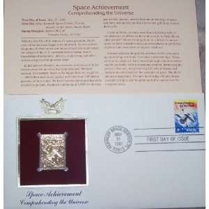  22kt GOLD STAMP : SPACE ACHIEVEMENT : COMPREHENDING THE 