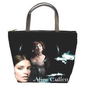   Black Leather Bucket Bag Handbag Purse Twilight Alice Cullen New Moon
