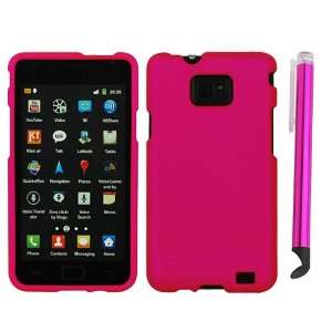 GTMax Hot Pink Hard Rubberized Case + Hot Pink Universal 