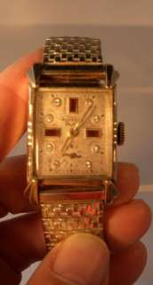 NICE MONARCH DELUXE MENS WRIST WATCH C1950  