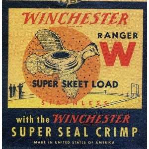  Winchester Ranger Skeet Shooting Coaster Set   Ammo Box 