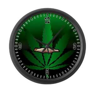  Large Wall Clock Marijuana Joint and Leaf: Everything Else