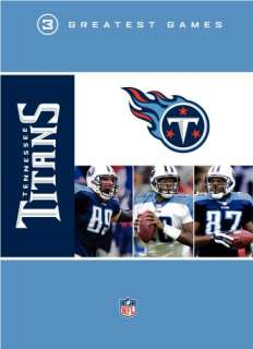 TENNESSEE TITANS 3 GREATEST GAMES New Sealed 3 DVD Set  