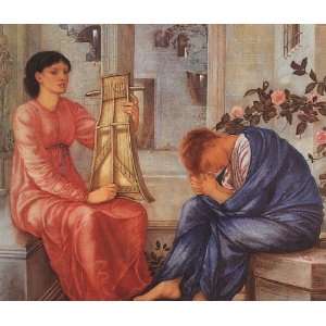   Edward Coley Burne Jones   32 x 28 inches   The Lament