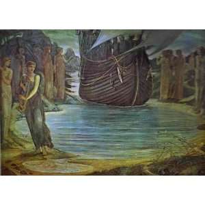   Edward Coley Burne Jones   32 x 22 inches   The Sirens: Home & Kitchen