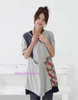 Japan V neck Lace Shoulder Hem Knit Slip Dress! Black  