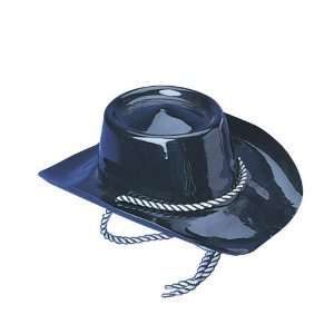  Black Plastic Cowboy Hat: Toys & Games