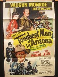 Toughest Man in Arizona original movie poster singing cowboy western 