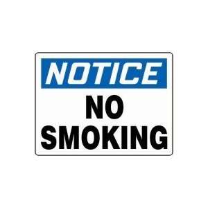   NOTICE NO SMOKING Sign   36 x 48 Max Plastic Lite