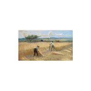  Unframed Harvest Time in France by James T. Harwood   14 X 