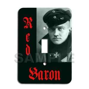 Red Baron   Glow in the Dark Light Switch Plate