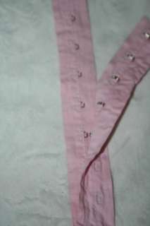 Cotton BABY PINK hook eye tape BTY Corset  
