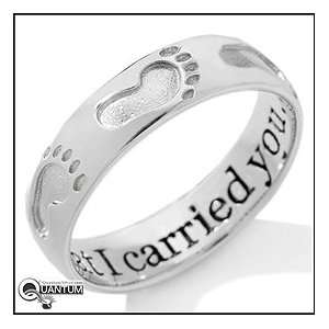  Stainless Steel Footprints Ring Size 9: Everything Else