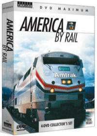 AMERICA BY RAIL Scenic Travel 4 DVD Deluxe Box Gift Set  