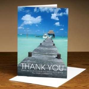  Successories Thank You Boat Dock 25 Pack Greeting Cards 