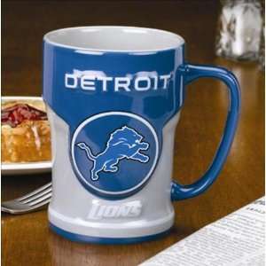   LIONS 12 oz. Side Line Relief Sculpted COFFEE MUG: Sports & Outdoors