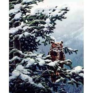  John Seerey Lester   Winter Vigil Great Horned Owl: Home 