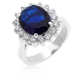   CZ Princess Diana / Kate Middleton Engagement Ring   Size 5: Jewelry