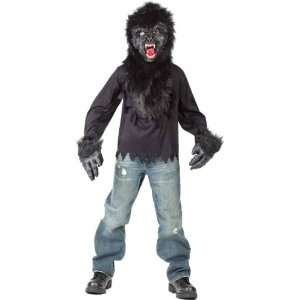  Kids Easy Gorilla Costume (SizeLarge 12 14) Toys 