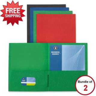   Source Double Pocket Portfolio   BSN78502   2 Item Bundle  