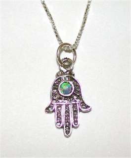 this special hamsa with opal pendant is made of 925 sterling silver 