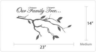 OUR FAMILY TREE Vinyl Wall Decal  