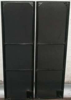   Black Ash Tower Floor 3 Way Speakers J900MV 32x12x10, Wgt 33lb  