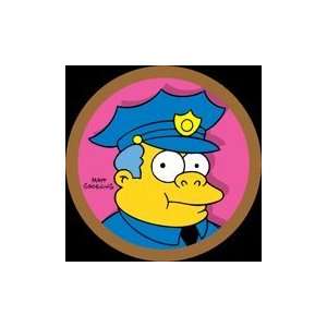  Simpsons Chief Wiggum Button SB970 Toys & Games
